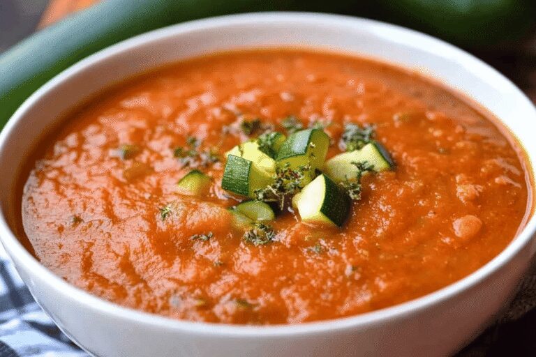 Carrot Ginger Zucchini Soup