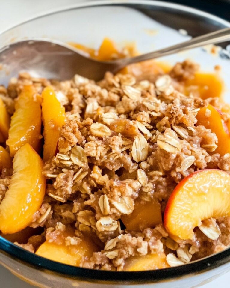 Peach Crisp with Fresh Peaches: The Ultimate Comfort Food
